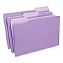 Universal Top Tab File Folders, 1 Tab, Legal Size, Violet, 100/Box (UNV15305)~#|#~8DF8F6A5-747B-482C-8BCC5D0B0642AAF3_sc7