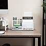 Mind Reader 7-Compartment Metal Desk Organizer File and Accessory Storage, White (JOEORG-WHT)~#|#~8E014329-04F0-4C3F-B034BF5F93AAC522_sc7
