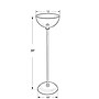 Azar 12" Bowl Tower Display, Clear (700951)~#|#~8E01BCB9-F467-408A-AD5CEC1412E9C1A2_sc7
