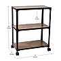 Mind Reader 3-Tier Multipurpose Utility Cart, Black (WDMTCART3T-BLK)~#|#~8E080CD5-399F-45CB-84112D2F32F46258_sc7
