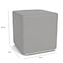 Lesro Bloom Vinyl Square Pouf Ottoman, Patriot Plus Imperial Blue/Chambray Light Navy (PF0218.SSV-06PPIB.07CHLN)~#|#~8E0B4021-05A0-4B9C-91ADF5FC1E9A3864_sc7