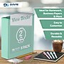 Davis Group Standard View 2" 3-Ring Binders, Mint, 6/Pack (7413-14-06)~#|#~8E1AB63D-579C-43D3-9B4BDB569FB6545F_sc7