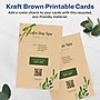 Avery Integrated Cards, 6" x 9", Matte Kraft Brown, 10/Pack (95281)~#|#~8E24B8F3-9700-47C1-924BBFAEC8ADD9B5_sc7