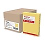 Staples Pastel 30% Recycled 8.5" x 11" Color Copy Paper, 20 Lbs., Canary, 5000 Sheets/Carton, 40 Cartons/Pallet~#|#~8E3A76ED-C5BD-464A-806624218E7D722C_sc7