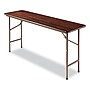 Alera Wood Folding Table, Rectangular, 59.88w x 17.75d x 29.13h, Mahogany (ALEFT726018MY)~#|#~8E4DBB75-FD6C-4D02-8540A349F8426BA5_sc7