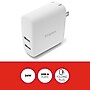 Staples TECH USB-A Wall Charger, 24W, White (ST62318)~#|#~8E61CB67-318D-4517-A2431771AB79A76F_sc7