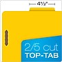 Pendaflex Pressboard Classification Folder, 1-Dividers, 1 3/4" Expansion, Letter Size, Yellow, 10/Box (23734)~#|#~8E702836-32B6-46DB-AECC07B5DD8EC07D_sc7