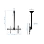 Mount-It! Height Adjustable Full Motion TV Ceiling Mount, For 32" to 77" Screens (MI-509B)~#|#~8E71A737-D4CB-4C33-B218E9C03EF889BD_sc7