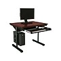 VersaDesk 48"W Basic Computer Table, Cherry/Black (BCT4830-BC)~#|#~8E7EEF7B-C4BC-41C0-A43A1AD5C497130A_sc7