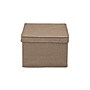 Household Essentials Large Stackable Folding Fabric Storage Bin, 8" x 12"x 15", 24.93 Qt., Beige, 2/Pack (7813-1)~#|#~8E8BB2FD-31C8-404D-99B807DA0DC1F0BA_sc7