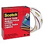 Scotch Book Transparent Clear Tape, 1.5" x 15 yds., 3" Core, Transparent (845)~#|#~8E8E617B-6AC7-447F-A788F02D5E8054B4_sc7