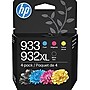 HP 932XL/933 Black High Yield and Cyan/Magenta/Yellow Standard Yield Ink Cartridge, 4/Pack (N9H62FN#140)~#|#~8EA19BB6-A3AF-4C1D-BF0F230B19FA3BE3_sc7