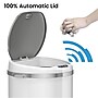 iTouchless Stainless Steel Round Sensor Trash Can with AbsorbX Odor Control System, White, 13 Gal. (MT13RW)~#|#~8EADDA5A-8E8F-48C7-BD057C2CB6622353_sc7