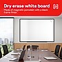 TRU RED™ Magnetic Porcelain Dry Erase Board, Black Frame, 6' x 4' (TR61190)~#|#~8EC5C168-1E17-417D-90398E5E5C158CE8_sc7