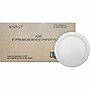 AJM 9" Dinnerware Paper Plates, 9" Diameter, White, 125/Pack (AJMCP9AJCWWH1)~#|#~8ECA515E-B09E-4803-919815B9781B2446_sc7