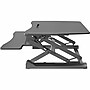Lorell Active Office Adjustable Gas Lift Monitor Riser Stand, Up to 47" Monitor, Black (LLR99553)~#|#~8ECFED4C-FFDF-461E-8C35B74241B46731_sc7