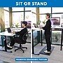 Mount-It! 63"W Electric Corner Adjustable Standing Desk, White/Black (MI-15017)~#|#~8ED50FF0-FBAB-4BEF-B4E230A91E15BF3B_sc7