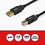 Staples TECH 16 ft. USB-A to USB-B Cable, Male to Male, Black (ST62440)~#|#~8EDFBF33-77C1-420C-8AE234404FB3A3A7_sc7