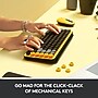 Logitech POP Keys Wireless Mechanical Keyboard, Blast Yellow (920-010707)~#|#~8EE73D24-E540-446C-8935AFDCC9EE9A23_sc7