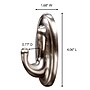 Command™ Large Traditional Hook, Brushed Nickel, 1 Hook, 2 Strips/Pack (17053BN-EF)~#|#~8EEAECAA-0F42-4F4F-83FA41203A6C6400_sc7