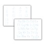Flipside Laminate Mobile Dry-Erase Whiteboard, Plastic Frame, 1', 24/Pack (20124)~#|#~8EFCB50E-F8F8-4218-A4E54F5C586AB43E_sc7