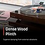 Fluance IB40 Turntable Isolation Base Anti-Vibration Wood Platform with Height Adjustable Feet and Bubble Level, Black~#|#~8EFEAE37-7FE5-478D-885FA3EEC6489A65_sc7