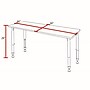Regency Rectangular Activity Table, 66" x 30", Height Adjustable, Grey (MT6630GYAPBK)~#|#~8F09BBEC-A0C0-448A-9DE595E3A7635036_sc7
