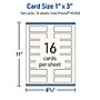 Avery Business Cards, 1" x 3", Matte Ivory, 160/Pack (95283)~#|#~8F0F5436-9C76-459F-91FED5D7ACCF75DB_sc7