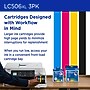 Brother LC506XL Cyan/Magenta/Yellow High Yield Ink Cartridge, 3/Pack (LC506XL3PKS)~#|#~8F0FC60D-B37F-4981-89D3671F3DC4C6AA_sc7