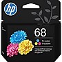 HP 68 Tri-Color Standard Ink Cartridge, Works with Envy 6100e, 6500e Series (7FP20TN)~#|#~8F225291-F9D6-4E21-9B974E71C31B1421_sc7