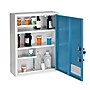 Viva Comfort Dual Lock Surface-Mount Medicine Medical Cabinet, 1.1 cu. ft., Blue (ADI999-04-BLU-MK)~#|#~8F254044-B887-42A5-B385EC0546F3561C_sc7