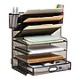 Mind Reader Metal Mesh Desk Organizer, Black (MSUP7C-BLK)~#|#~8F35D7E6-B76F-4468-B102C1FA7531BDF5_sc7