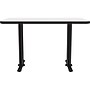 Correll Dry-Erase Markerboard Cafe Table, 30" x 60", Frosty White/Black (BTT3060DE-80)~#|#~8F4160C5-11EA-4913-B0D23B80451E9C8D_sc7