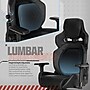 Sharper Image SGX300 Ergonomic Racing Gaming Chair, Black (52914-BLKWHT)~#|#~8F4B7C33-59BA-4CC7-BC9E1023315BB5AC_sc7