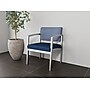 Lesro Lenox Steel Wide Vinyl Guest Chair, Blue (LS1201.SSV-02CHLN.03PPIB)~#|#~8F554BD4-8AAB-41AD-901FD6694D7D954E_sc7