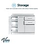 Viva Comfort 36.75"H x 42"W Exam Room Medical Cabinet, 3-Doors, 3-Drawers, Gray (ADIME902-BASE-42-NS-GRY-MK)~#|#~8F65E17D-BD3D-4260-9CE89168A03BB8CD_sc7