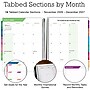 2027 Excello Brands 8.5" x 11" Weekly & Monthly Planner, Paperboard Cover, Rainbow Gold Marble (ORY27-FSH58-53)~#|#~8F678199-5561-4369-AA23AB99BEE66E46_sc7