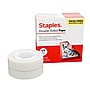 Staples Double‑Sided Tape Refill, 1/2" x 25 yds., 2 Pack – Strong Adhesive Refill for Crafts, Mounting & Office Use~#|#~8F72B812-957E-46BE-90B9E4EA0CD88952_sc7