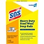 S.O.S CloroxPro Steel Wool Soap Pads, 15 Pads/Box (88320)~#|#~8F811135-8853-47EF-96673EE178B9F3B7_sc7