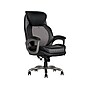 Sharper Image S-600 Active Lumbar Heated Ergonomic Bonded Leather Swivel Executive Massage Chair, Black (60098-BLK)~#|#~8F8EE3B1-A4FE-48E8-9AC8D6516965B6EC_sc7
