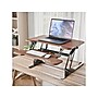 Mount-It! 30"W Manual Rectangular Adjustable Standing Desk Converter, Dark Walnut Woodgrain (MI-15006S)~#|#~8F93B9F2-DE49-4F17-8EB5765944D30156_sc7