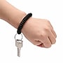 Sparco Split Ring Wrist Coil Key Holders, 2.1" H x 2.1" W x 2.4" L, Black, 6/Pack (02882)~#|#~8FABA423-72C8-4B04-B37407595A6B97B3_sc7