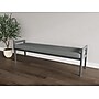Lesro Weston 3-Seat Bench, Open House Asteroid/Pewter (WS3001.WPW-01OHAS)~#|#~8FAC20C8-ABCD-41C4-972B89F55BAE7ED7_sc7