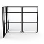 VersaDesk WorkNest 66"H x 79.5"W T-Shaped Cubicle Panel Workstation, Black (WNCT-7296-B)~#|#~8FAC9442-13C7-4738-88D2566DD32AFC88_sc7