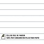 Roaring Spring New Leaf 1-Subject Composition Notebooks, 7.5" x 9.75", College Ruled, 80 Sheets, Assorted Colors, 12/Carton~#|#~8FBB947C-E085-483E-904EDCFCA82E6DBC_sc7