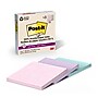 Post-it Recycled Super Sticky Notes, 4" x 4", Wanderlust Pastels Collection, Lined, 70 Sheets/Pad, 3 Pads/Pack (675R-3SSNRP)~#|#~8FC9F6DF-61F7-438F-AA90EB9CF4578726_sc7