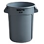 Rubbermaid Brute Plastic Trash Can with Lid, 32 Gallon, Gray (FG263200GRAY)~#|#~8FCA9B35-563F-4F43-B4A79B830B418006_sc7