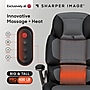 Sharper Image S-950 Heated Ergonomic Faux Leather Swivel Executive Massage Chair, Gray/Black (52755M-GRYBLK)~#|#~8FD46BEF-00D3-4CEE-95A5877FEA48E138_sc7