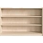Flash Furniture Bright Beginnings 3-Section Open Storage Unit, 31.5"H x 47.25"W x 12"D, Brown (MK-ME088029-GG)~#|#~9007170F-12C7-4510-94FB7848A01E9B09_sc7