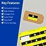 Avery Laser/Inkjet Rectangle Multipurpose Labels, 1-1/4" x 2-3/8", Neon Yellow, 720/Pack (94227)~#|#~90191E57-5E4C-4215-98FED38F687198E4_sc7